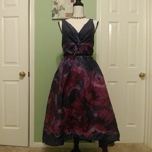 NWT Lela Rose watercolor midi dress SALE
